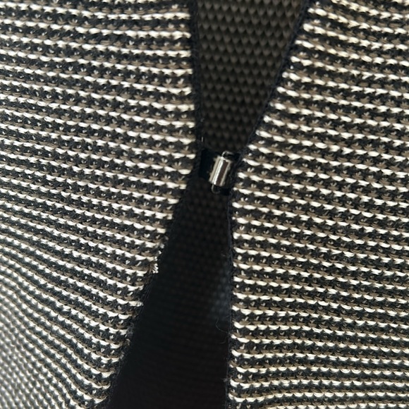 MISOOK FIT BLAZER WOMEN SIZE XS BLACK GRAY MESH SLEEVE - Picture 7 of 12